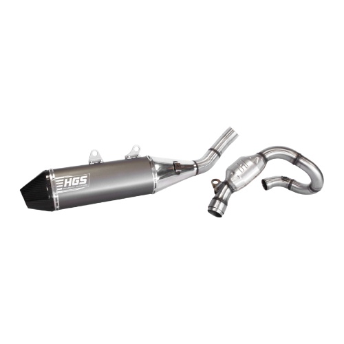 Exhaust HGS Suzuki RMZ 250 (19-26) complete - Carbon end cap RF-219-CCG