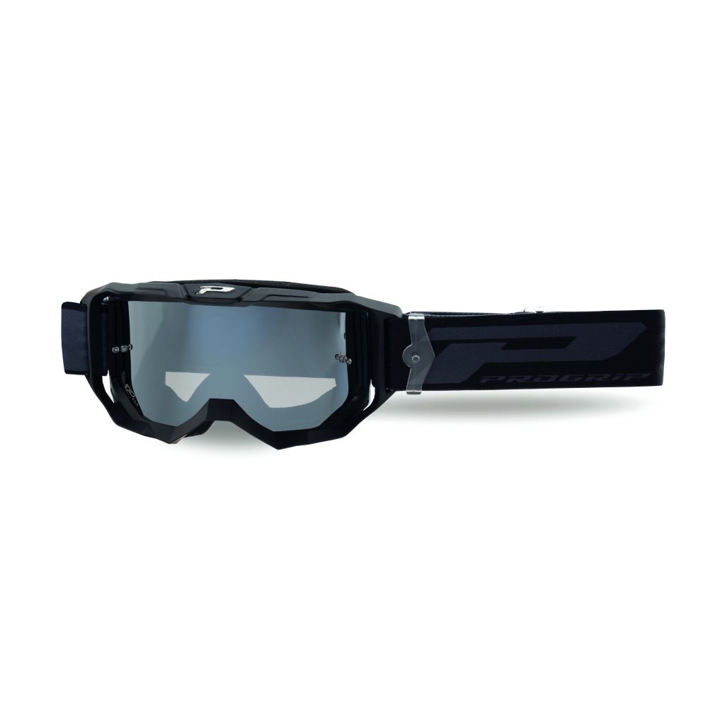 Goggles Pro Grip Vision Go - Black mirrored lens silver