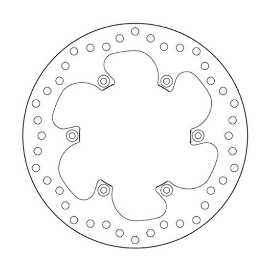 Brake disc Brembo Serie Oro Suzuki RM 125 (06-12) rear 68B40784