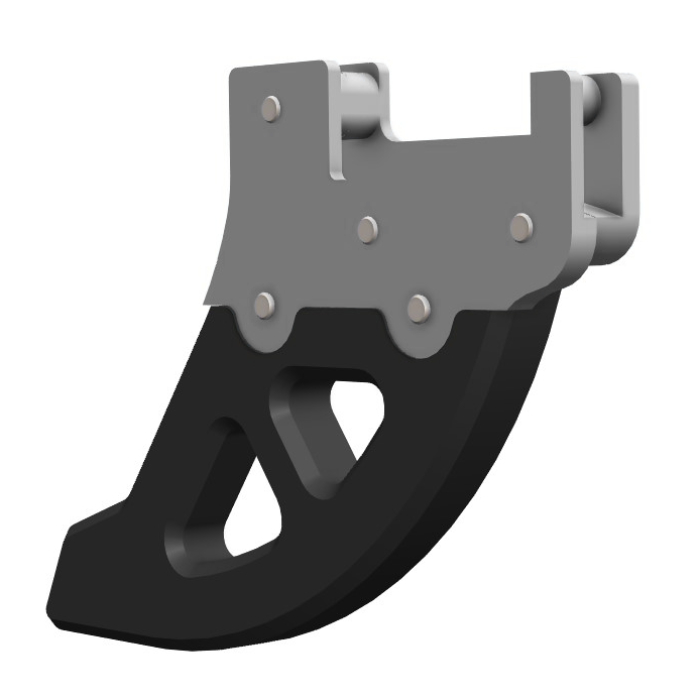 Disc Guard rear DTC Gasgas 250 MC-F (24-25) black 9202150301