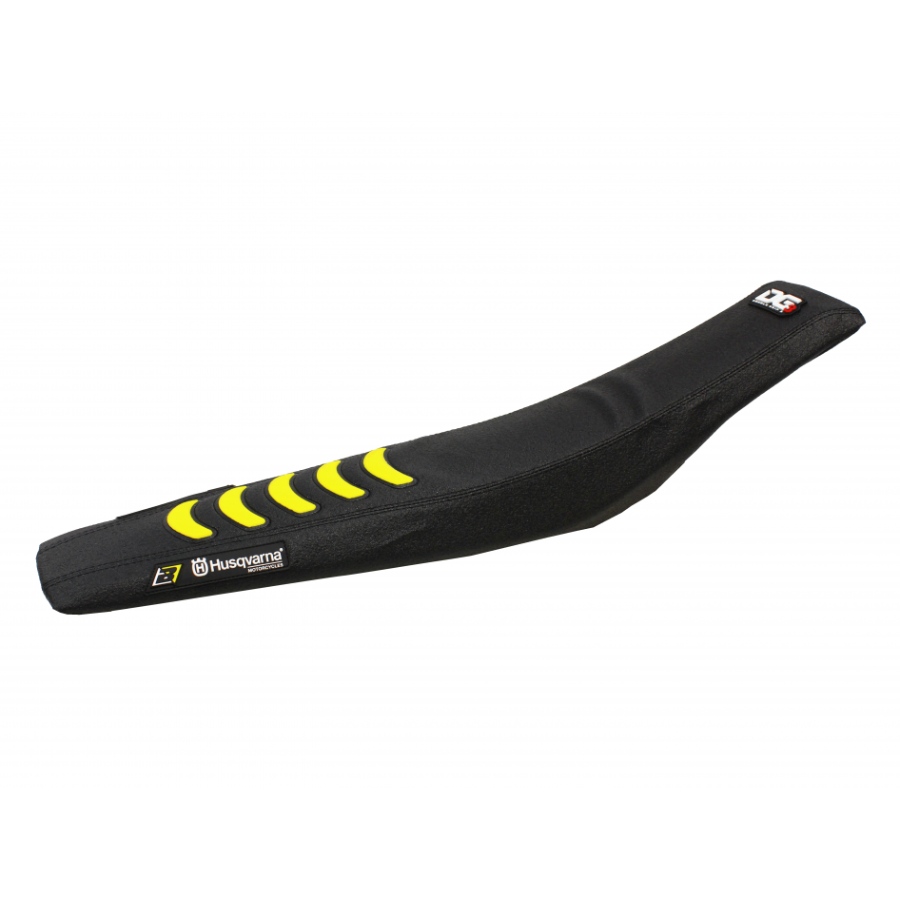 Seat cover Blackbird Husqvarna 501 FE (17-19) DG3 black e yellow BL-1622H