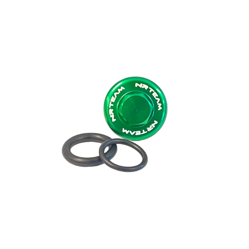 Oil filler cap Kawasaki KX 85 (01-25) green DS88.2003V