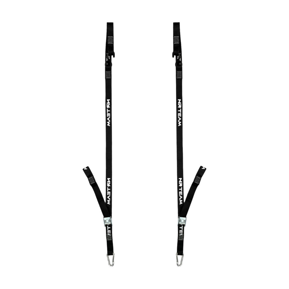 Pair of motorcycle straps Pull Up 38mm NRTeam black DS89.PU15N