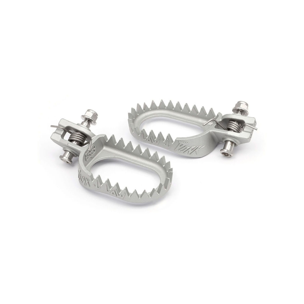 Footpegs steel S3 KTM 125 XC-W (17-19) rear-set and lowered grey ESK-1470-S