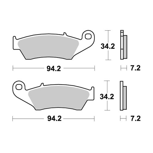 Brake pads Galfer Kawasaki KX 450 F (06-23) front race FD164G1396R