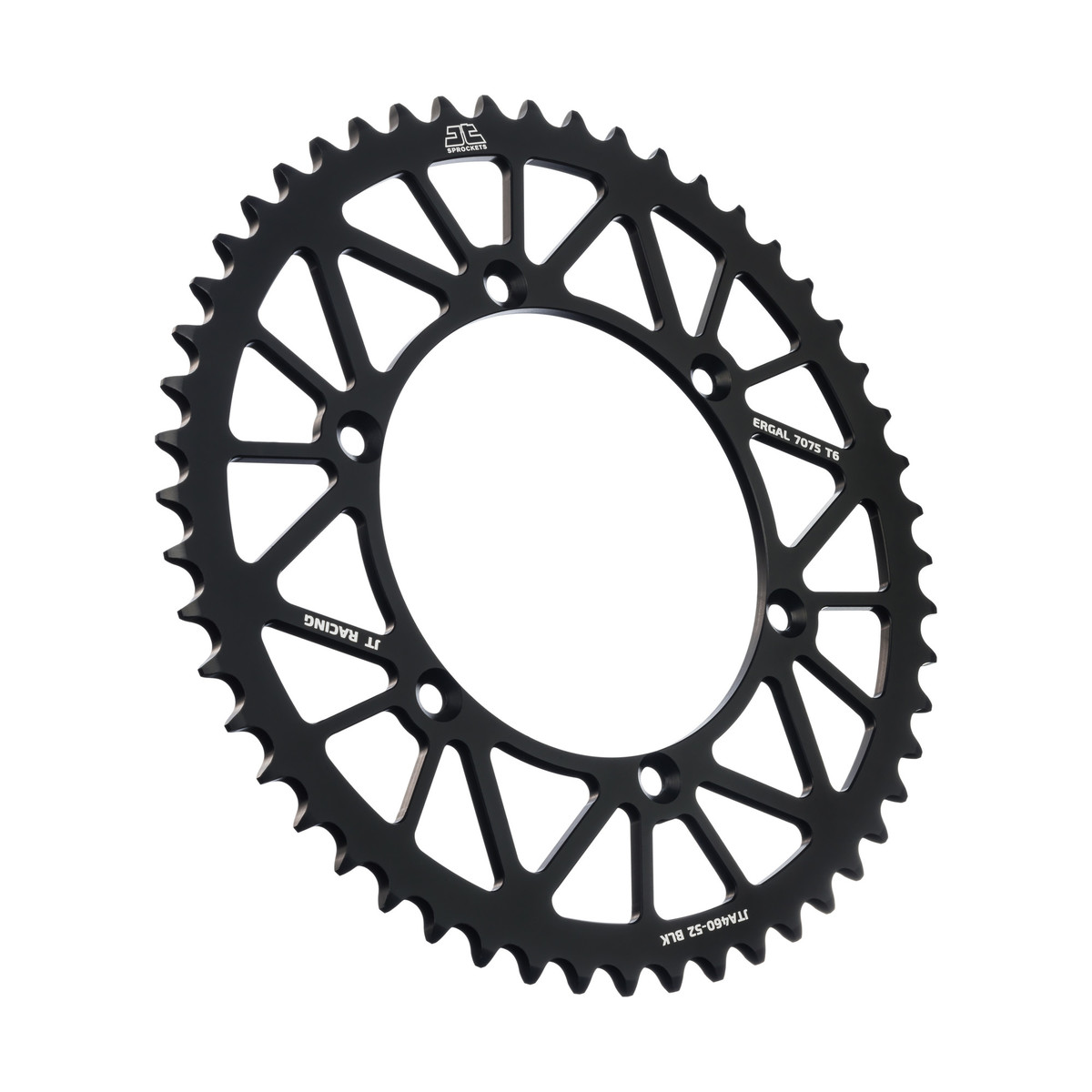 Rear sprocket JT ergal Suzuki RMZ 250 (04-06) 52 teeth black JTA460.52BLK