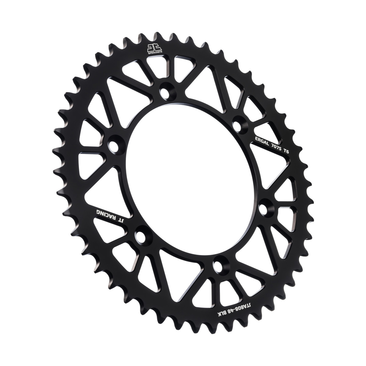 Rear sprocket JT ergal Suzuki RMZ 450 (05-25) 48 teeth black JTA808.48BLK