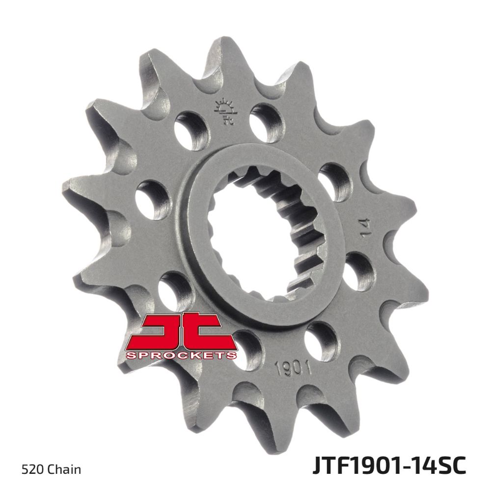 Front sprocket JT Beta RR 125 2T (18-25) 14 teeth anti-mud JTF1901.14SC