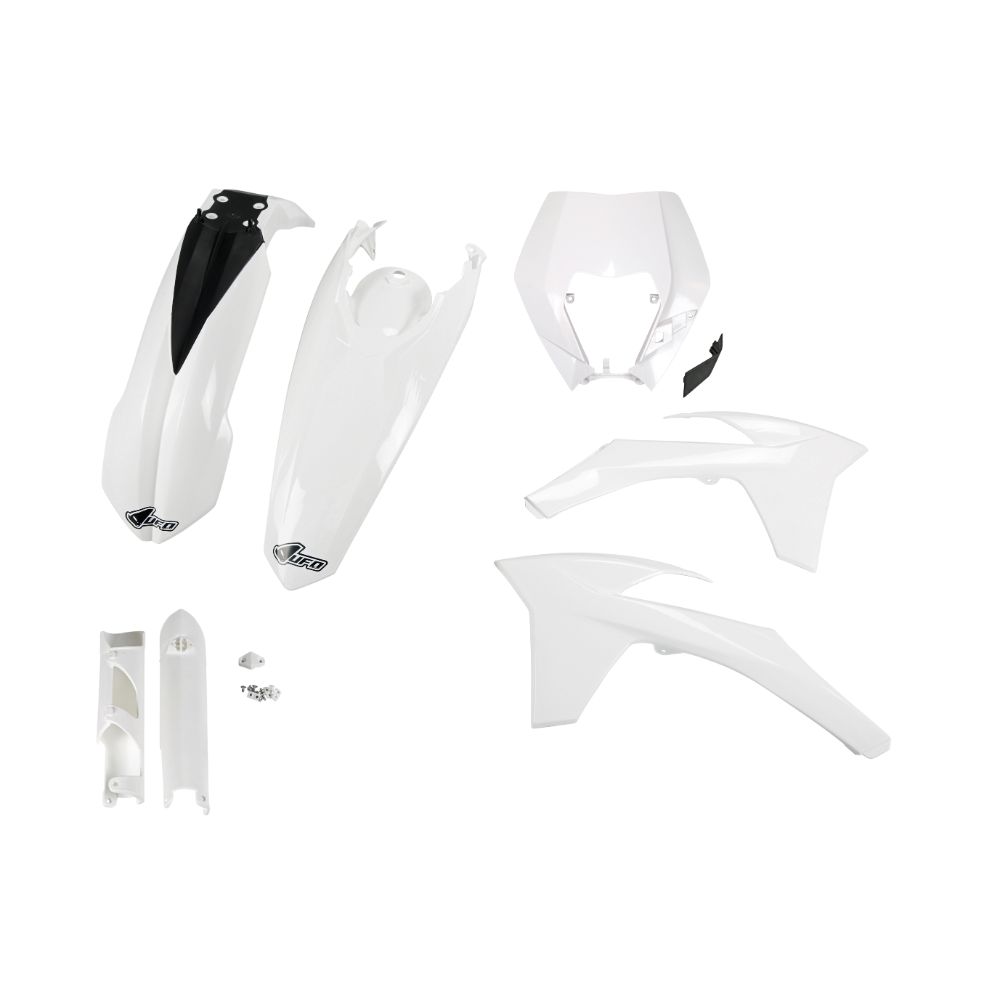 Plastics kit KTM 125 EXC (12-13) - colour white KTKIT521F-047