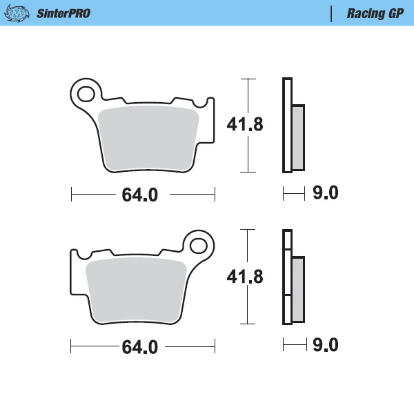 Brake pads Moto Master KTM 65 SX (23-25) front GP MM-094412