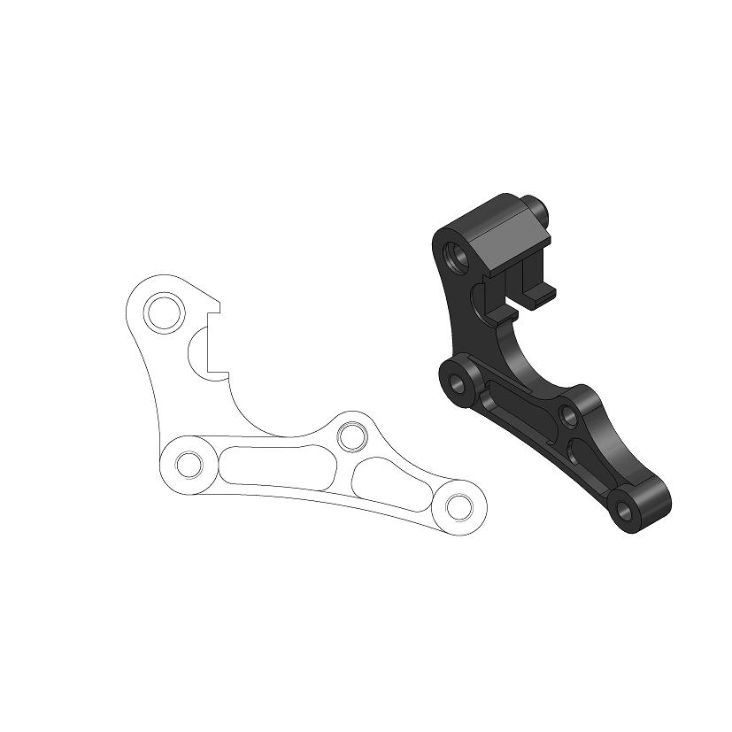 Spacer Honda CR 250 (04-07) front 270 mm - Moto Master MM-211053