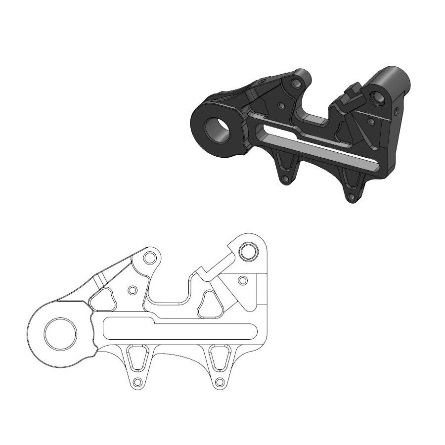 Spacer Husqvarna 350 FE (22-23) rear 240 mm - Moto Master MM-211109