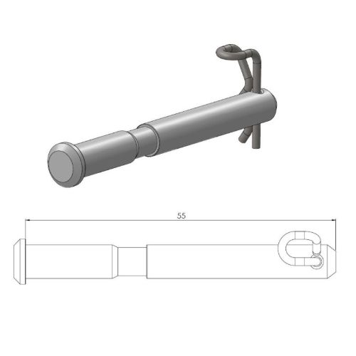 Brake caliper pin Husqvarna 250 FE (18-21) front Moto Master MM-213066
