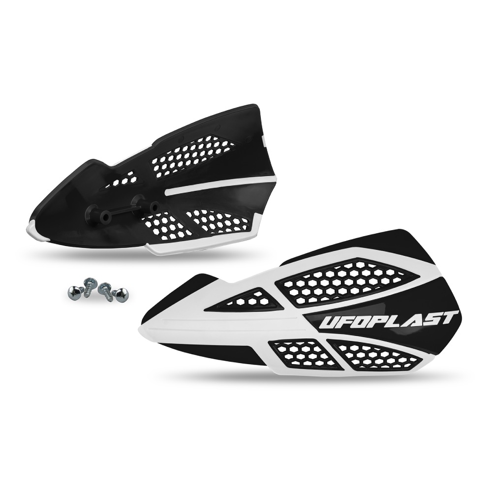 Pair of handguards UFO VOYAGER for lever mounts white PM01668-041