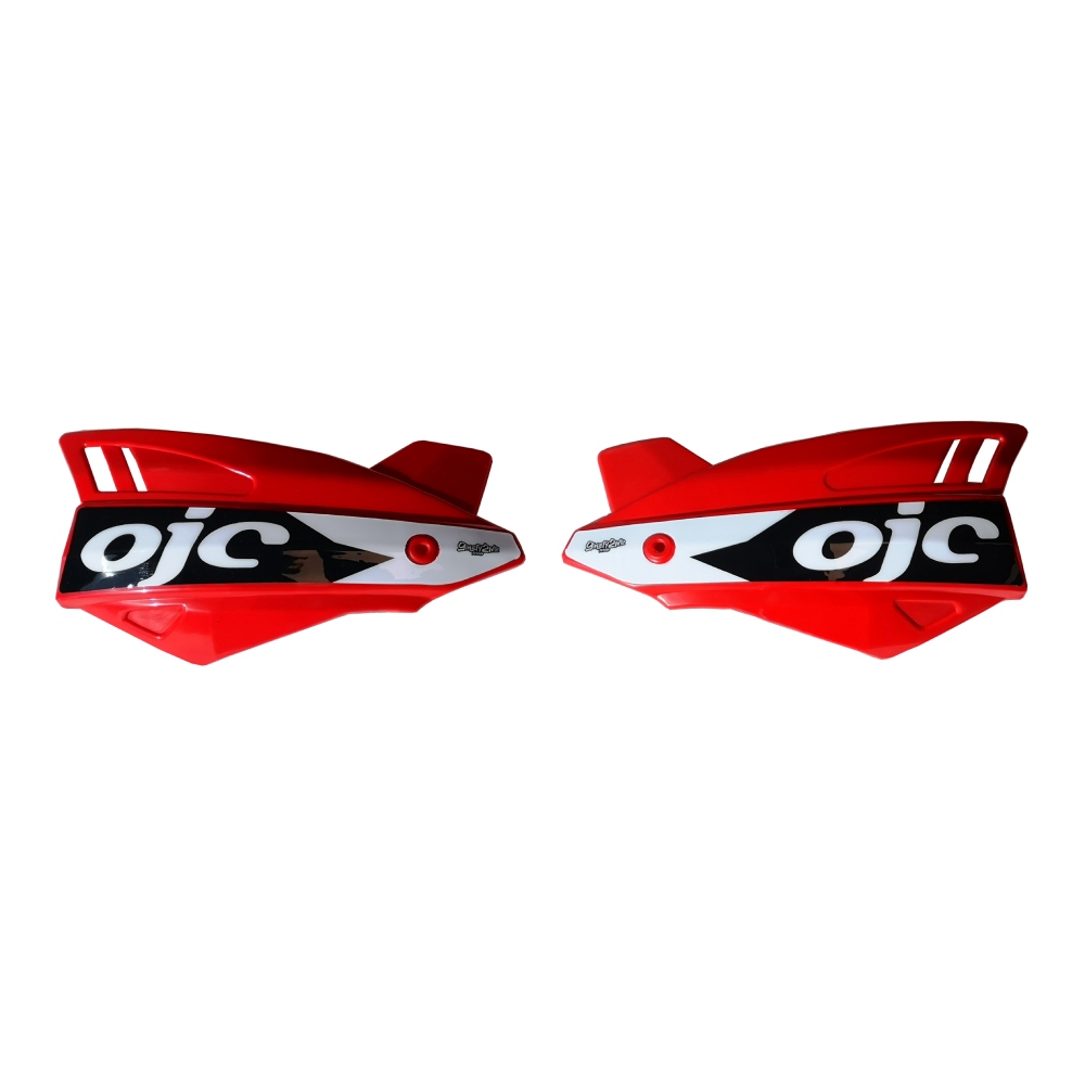 Pair of handguards OJC SHARK universal red