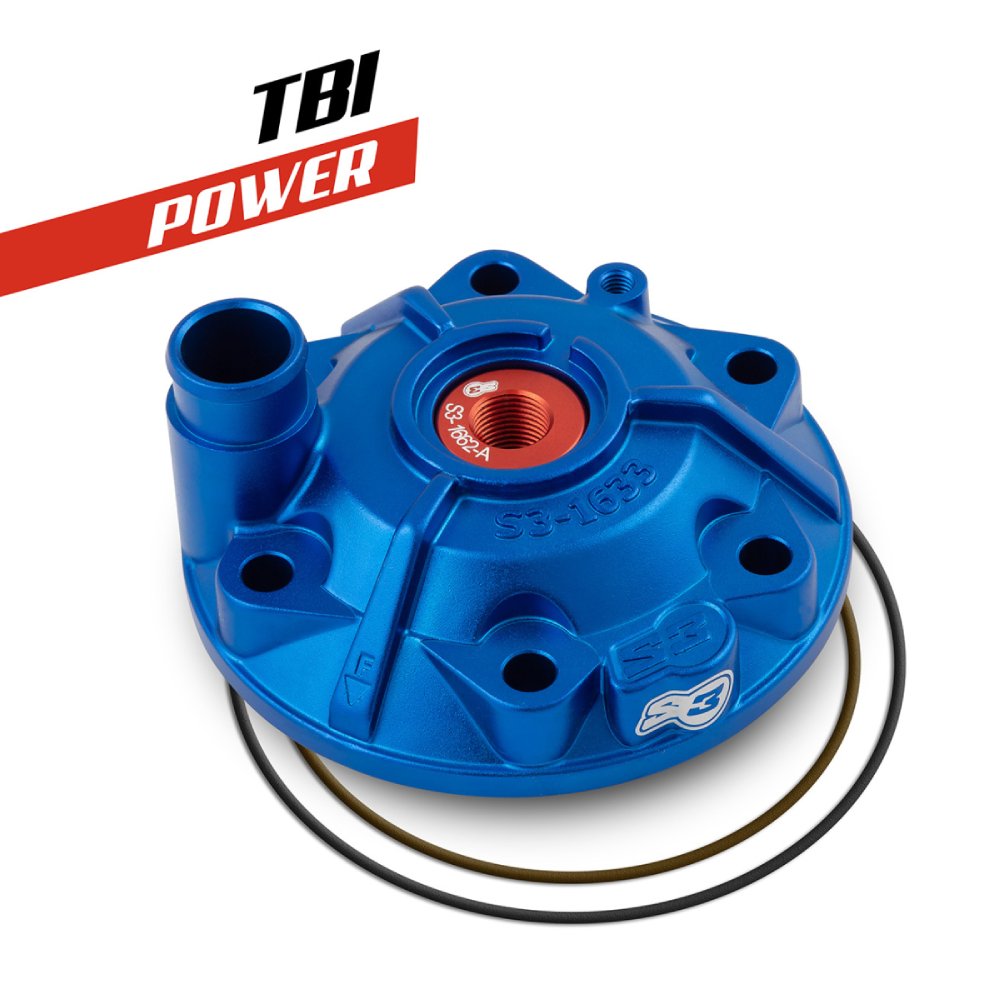 Cylinder head S3 Husqvarna 300 TE (24-27) - Power blue PWR-163-300-U