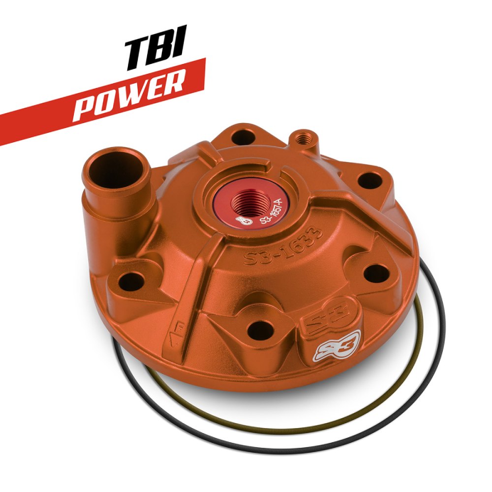Cylinder head S3 KTM 250 EXC (24-26) - Power orange PWR-3361-250-O