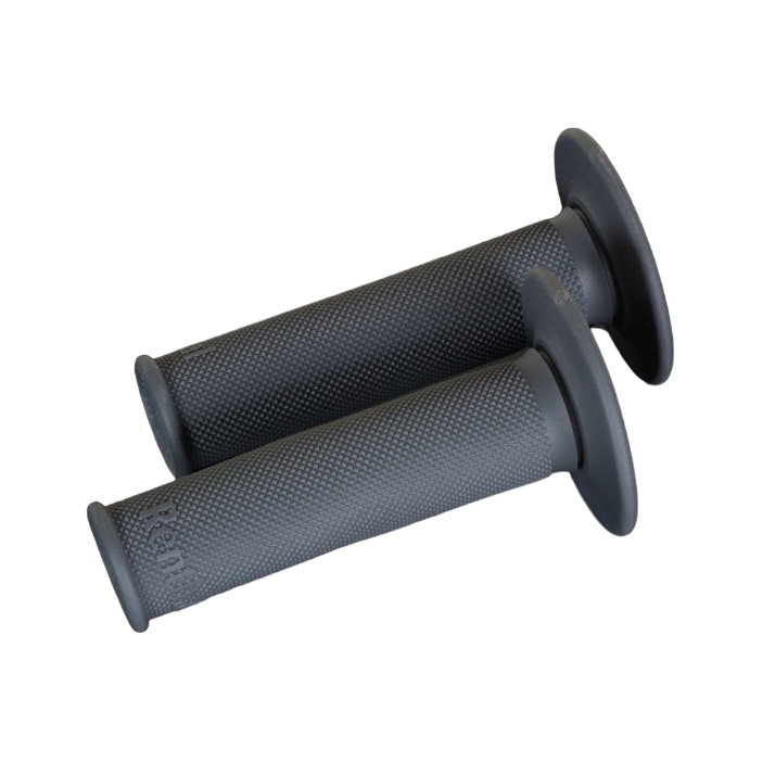 Pair of Grips off-road Renthal Original Full Diamond Medium - grey scuro R-G090