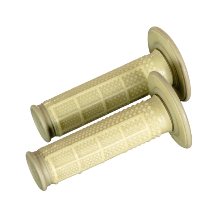 Pair of Grips Renthal Dual Half Waffle Tapered - kevlar Pair of Grips Renthal Dual Half Waffle Tapered - kevlar