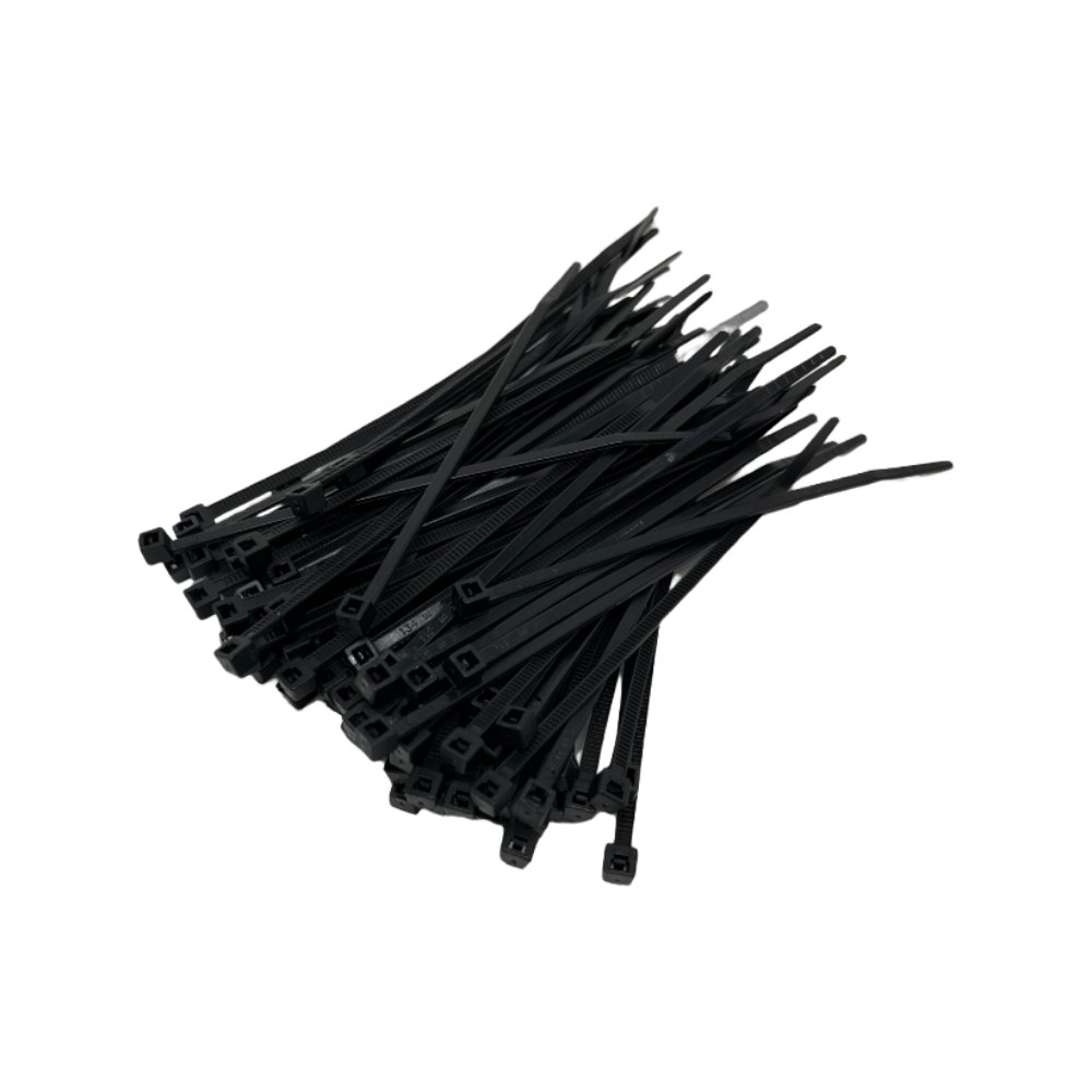 Nylon cable ties Artein 2,5 x 98 mm black